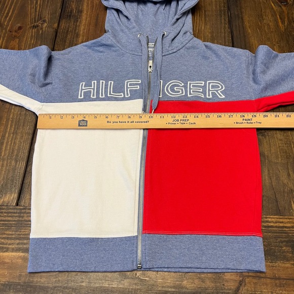 Tommy Hilfiger Sport Colorblock spellout Full Zip Hoodie Jacket Womens XS - Picture 5 of 6